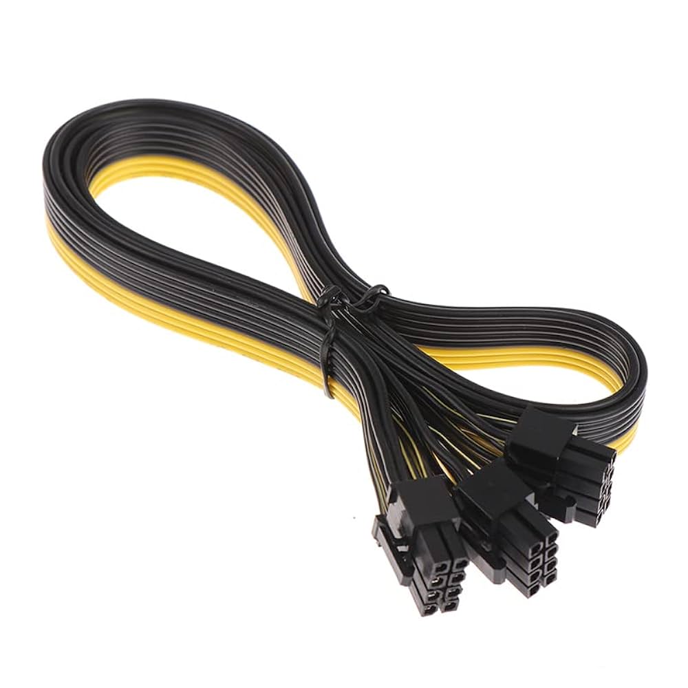 Gfryerty PCI-E 6ピンンデュアルPCIe 8ピン（6+2）PCI PCI-E 8-pin to 2x 6+2-pin (6-pin/8-pin) Power Splitter Cable